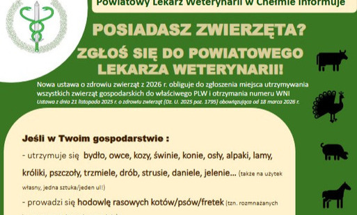 Rejestracja zwierząt